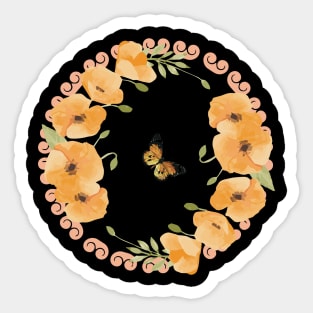 Flower Sticker